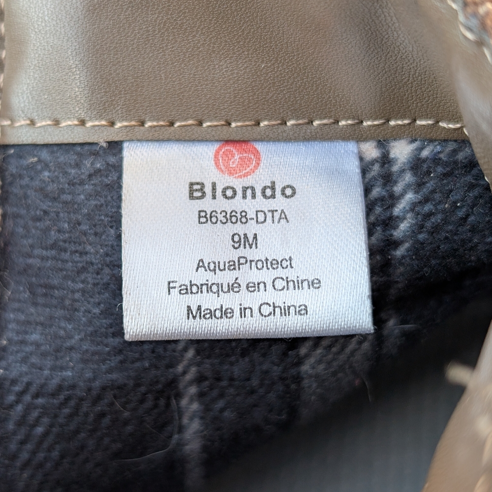 Blondo Taupe Suede Ankle Booties - Picture 7 of 8